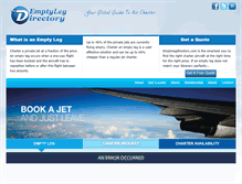 Tablet Screenshot of emptylegdirectory.com